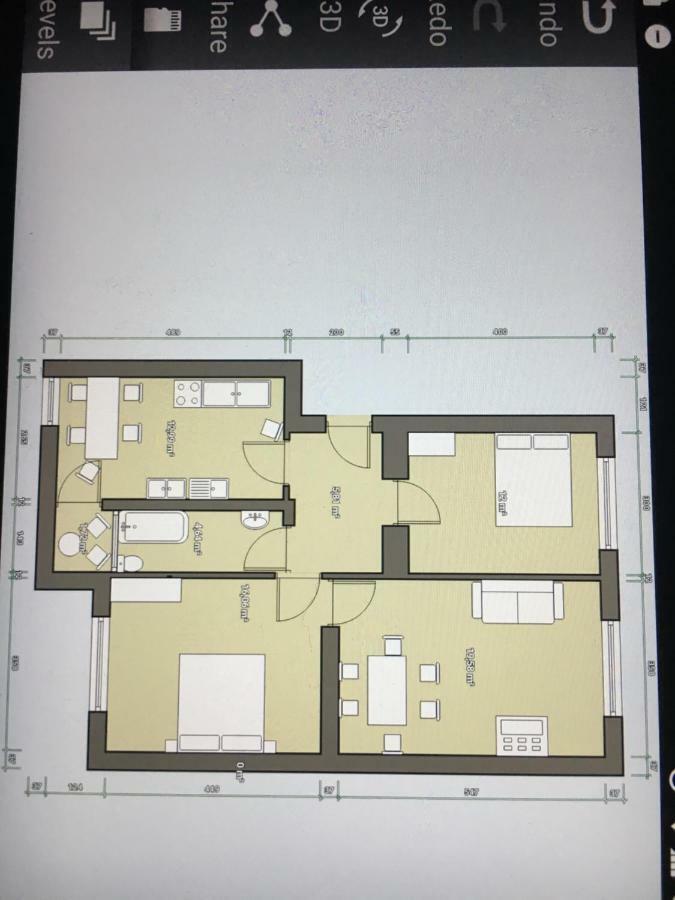 Ferienwohnung In Erfurt Mit Kleinem Balkon, 2 Schlafzimmer Buitenkant foto